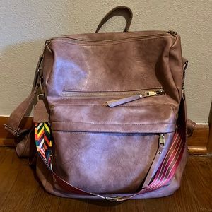 Mod+chic Brielle convertible bag in pink